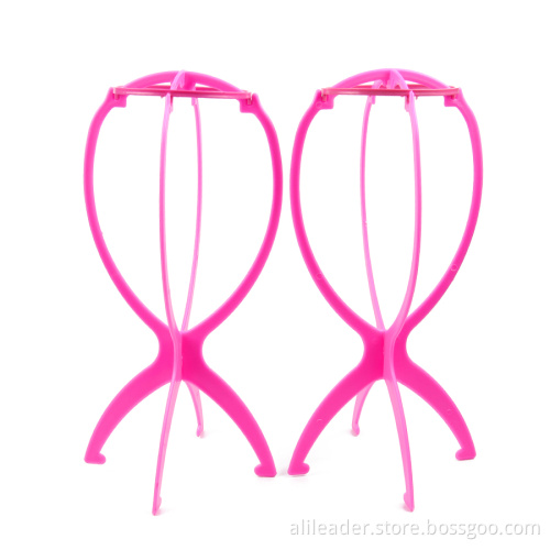 Cheap Portable Plastic Wig Stand For Wigs Display